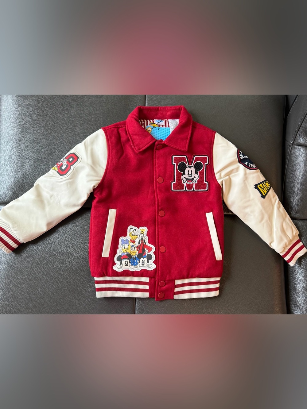 NWT Disney Kids embroidered Jacket Sz 5/6